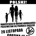 Kontrmanifestacja przeciw „Marszowi Równości” w Poznaniu