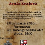 Warszawa: Zapraszamy na wykład pt. „Narodowe Siły Zbrojne a Armia Krajowa”
