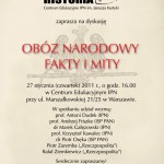 Warszawa: dyskusja “Ruch Narodowy – Fakty i Mity”