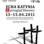 Drugi przegląd filmowy „Echa Katynia” – Warszawa, 13–15 kwietnia 2011