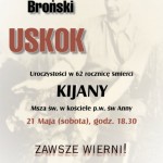 Lublin: Zapraszamy na uroczystości w rocznicę śmierci Uskoka