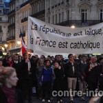 Wielka manifestacja francuskich katolików i nacjonalistów w obronie Chrystusa