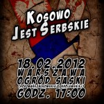 Zapraszamy do Warszawy na demonstrację poparcia dla serbskiego Kosowa 2012
