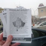 Rzeszów: Akcja informacyjna „Kosowo jest serbskie”