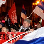Polscy nacjonaliści za serbskim Kosowem – fotorelacja z Warszawy