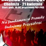 Chełmża: Marsz Pamięci Katynia – zaproszenie