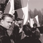 Warszawa, 14 kwietnia 1993 pierwsze obchody powstania ONR w Polsce