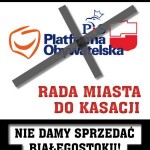 Narodowcy przeciwko wyprzedaży majątku miejskiego w Białymstoku