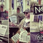 ΖΗΤΩ Η ΝΙΚΗ! Pikieta nacjonalistów pod ambasadą Grecji