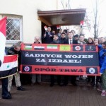 Warszawa: Falangiści na spotkaniu w ambasadzie Syrii
