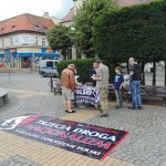 Promocja nacjonalizmu na ulicach Białogardu