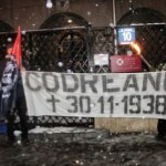 Polscy nacjonaliści pod ambasadą Rumunii: „Codreanu – obecny!”