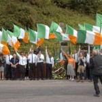Irlandzcy nacjonaliści w hołdzie Michaelowi Collinsowi