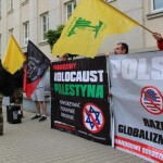 Polscy nacjonaliści pod ambasadą Izraela: Zatrzymać żydowskie ludobójstwo!