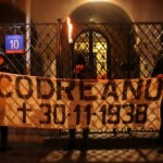 Polscy nacjonaliści pod ambasadą Rumunii: Codreanu – nie zapomnimy!